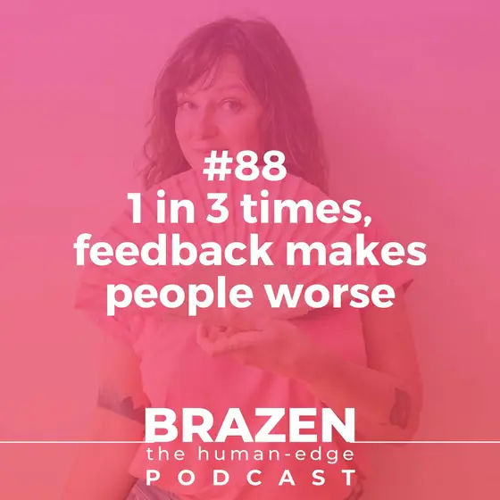 Cover of episode 88: One in three times, feedback makes people worse