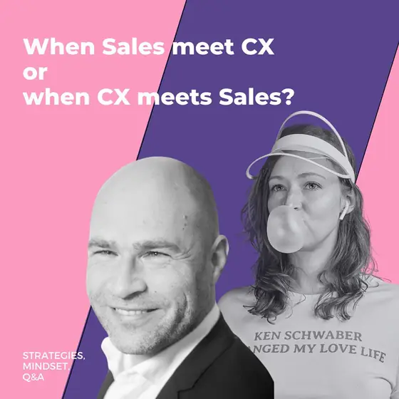 Cover of *Bonus* - When Sales meet CX or when CX meets Sales? Live discussion on Linkedin