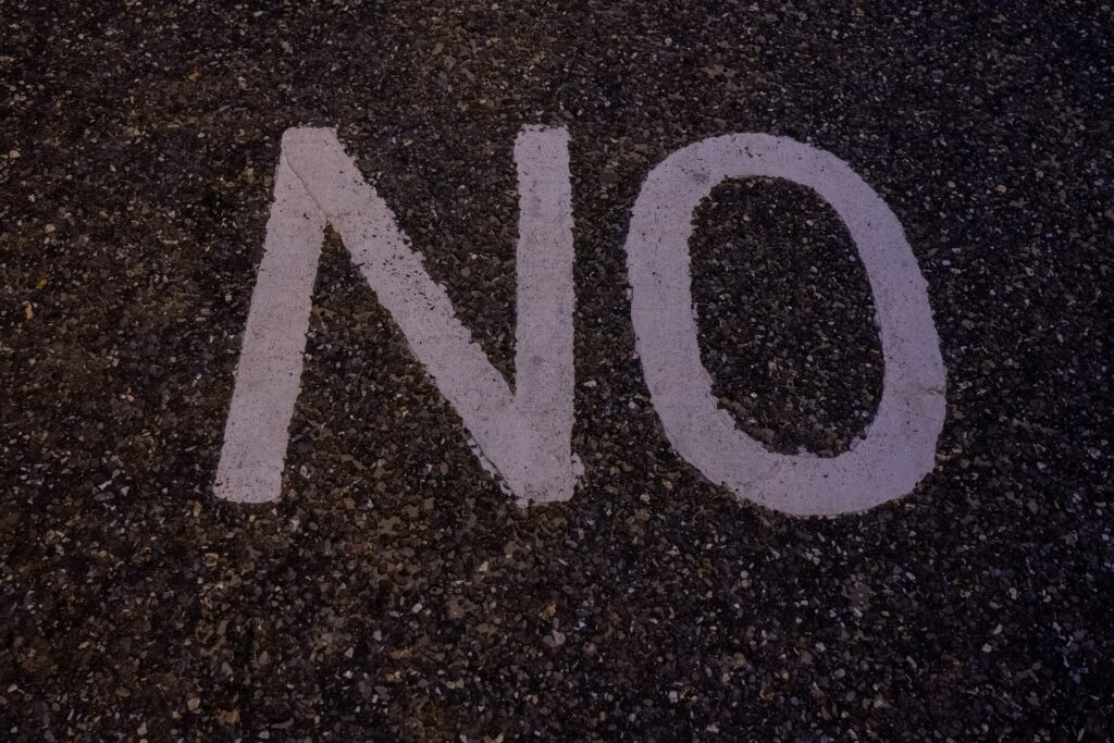 Saying 'No' And Avoiding A Meltdown - Photograph